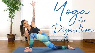 20 Minute Yoga for Digestion Bloating amp Belly Fat Relaxing Flow At Home Julia Jarvis [upl. by Leandre]