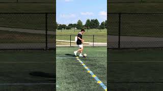 Easy ball mastery drills for soccer players Improve your footwork and ball control [upl. by Ymmat]