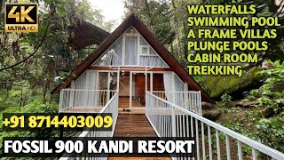 Wayanad 900 Kandi Forest Resort with Waterfalls  FOSSIL RESORT  Trekking and Off road Journey [upl. by Maybelle215]