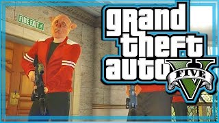 GTA 5 Heists Funny Moments Pacific Rim Job  We Ride Together Robbing the Bank and More Part 2 [upl. by Gearhart946]