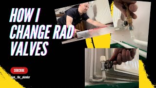 HOW I CHANGE RADIATOR VALVES [upl. by Latnahc]