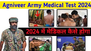 Agniveer army Medical Test 2024  Agniveer Army ka medical Test kase hota ha  Army Medical video [upl. by Nnanaej20]