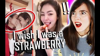 Reacting to Fayes unhinged lesbian thirst traps 🍓 [upl. by Nnaerb]