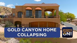 Gold Canyon home collapsing under its own weight [upl. by Verge]