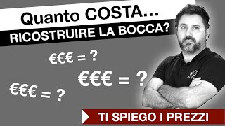 SVELATO quanto costa ricostruire la Bocca su Impianti dentali [upl. by Laaspere]