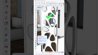 How to use the Voronoi plugin in SketchUp nicetower sketchup fyp shorts foryou [upl. by Hilary]