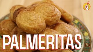 Palmeritas de Hojaldre Caseras  Receta Fácil  Tenedor Libre [upl. by Dualc]