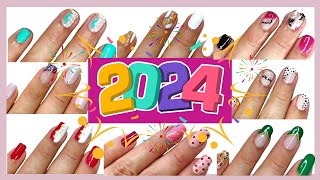 Recopilación de Diseños de Uñas 2024LOS MEJORES DISEÑOS 2024easy new nail art [upl. by Harehs214]