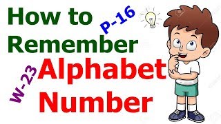 Alphabet Number Remembering Trick IBPS RRB PO CLERK SSC CGL MTS CHSL [upl. by Fates]