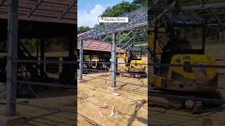 Pamba Mandapam construction sabarimala [upl. by Werdna440]