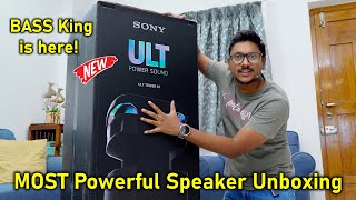 Sony ULT Tower 10 First Unboxing in India 🔥1000 Watt MADNESS  😱 [upl. by Halsy]