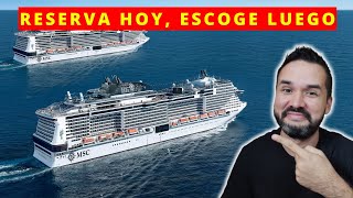 🛳 Nuevo programa de “reservas abiertas” de MSC Cruceros y MÁS [upl. by Nairrot]