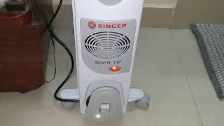 Singer OFR Heater Oil Filled Radiator Review in Telugu [upl. by Hsenid]