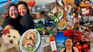 VLOG looking at new houses going to the beach w bestie weekend food adventure christmas haul ✨ [upl. by Nyrehtac]