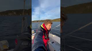 Draco Summerwind 24 sailing wingonwing in light winds [upl. by Rebmit]