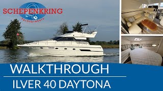 Ilver 40 daytona for sale Walkthrough  Schepenkring jachtmakelaars  Krekelberg Nautic [upl. by Fidellia544]