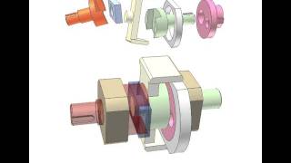 Altering speed with Oldham mechanism 2 [upl. by Carlson]