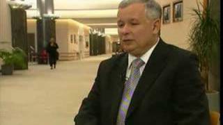 EuroNews  EN  Interview Jaroslaw Kaczynski [upl. by Garland931]