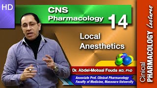 CNS Pharmacology Ar  Lec 14 Local anesthetics [upl. by Eillime]