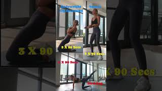 Bodyweight Leg ExtensionsSquatsBird Dog beginnerworkout corestrength bodytoning [upl. by Sharma]