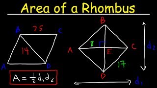 Area of a Rhombus [upl. by Mariejeanne348]