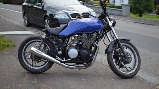 Repair bobber XJ 750 seca custom  réparation et customisation XJ 750 [upl. by Haida635]