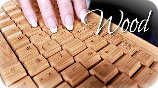 ASMR 20 Wood Triggers 🌳 NO TALKING Scratching Tapping Clicky amp New Sounds for Sleep amp Study 💚 [upl. by Wain]