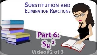 SN2 Reaction vid 2 of 3 Chirality and Mechanism of Bimolecular Substitution by Leah4sci [upl. by Weywadt]