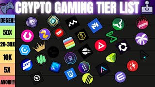 THE ULTIMATE CRYPTO GAMING TIER LIST FOR 2025 🎮🔥🚀 UPDATED gamefi tierlist [upl. by Joy700]