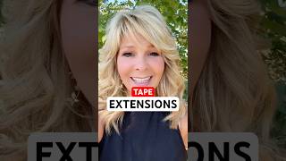 Tape in hair extensions  DIY hairextensions tapeextensions shorts hairstyle [upl. by Mumford]