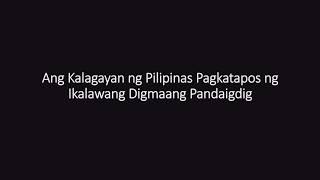 Ang Kalagayan ng Pilipinas Pagkatapos ng Ikalawang Digmaang Pandaigdig  Report by Lucian AP6 proj [upl. by Rothwell]