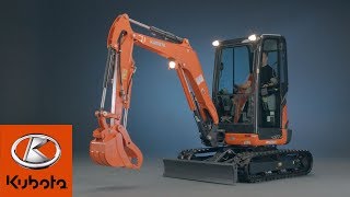 Kubota U27 Series MiniExcavator Mastering Precision and Power in 360° [upl. by Nashom747]