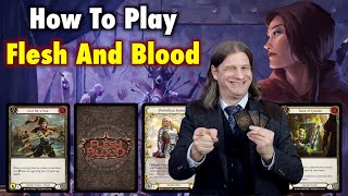 How To Play Flesh And Blood TCG Learn To Play In Less Than 15 minutes [upl. by Laersi]