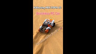 Haiboxing HBX 3100A V2 Brushless RC Car in Action on the Sand 🏖️🚗 [upl. by Etnuahs]