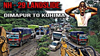 ROADBLOCK 🚫 Dzudza village Landslide Dimapur to Kohima roadblock [upl. by Suez469]