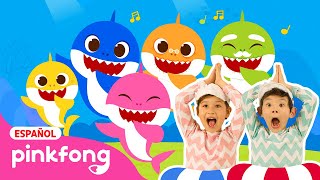 Baile del Tiburón Bebé y Más  Tiburón Bebé Du Ru Du Ru  Canciones Infantiles  Pinkfong en español [upl. by Donalt]