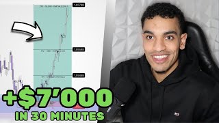 How I Made 7000 In 30 Minutes Trading Forex full trade breakdown [upl. by Naahsar68]