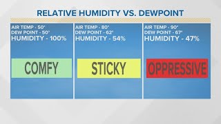 EXPLAINER Humidity vs Dewpoint [upl. by Icrad]