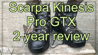 Scarpa Kinesis Pro GTX Backpacking Boot  Longterm review  3 seasons [upl. by Virgie]