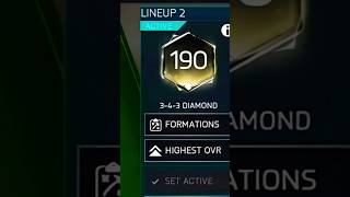 108 OVR Vs 190 OVR 🤯✅ fcmobile [upl. by Krystin]