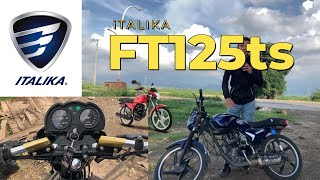 ITALIKA FT125ts RESEÑA ¿Es buena opcción [upl. by Niarb]