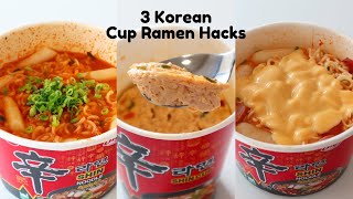 Korean Instant Cup Ramen Hacks  Elevate Your Cup Noodles With This Recipes [upl. by Norse]