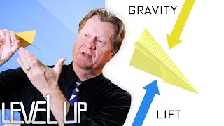 Aerodynamics Explained by a World Record Paper Airplane Designer  Level Up  WIRED [upl. by Ierdna]