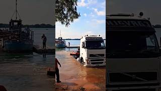 Boat load on trailer automobile heavymachinery ytshorts [upl. by Nlycaj]