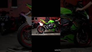 ZX25r exhaust soundbikeridersuper performancefiretrendingvideoyoutubeshortsreelsviral🔥🔥 [upl. by Terrene]