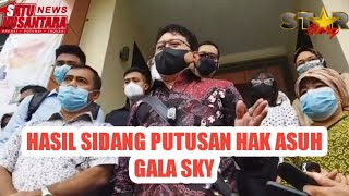 LIVE HASIL SIDANG KEPUTUSAN HAK ASUH GALA SKY [upl. by Rancell]