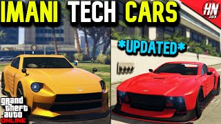 Top 10 Imani Tech Vehicles In GTA Online Updated [upl. by Eevets]