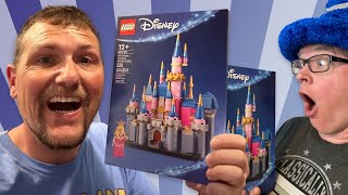 LEGO Disney Sleeping Beauty Castle Live Build with RideTheTeacups [upl. by Eecyac]