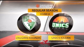 Highlights Zalgiris KaunasUnics Kazan [upl. by Yank]