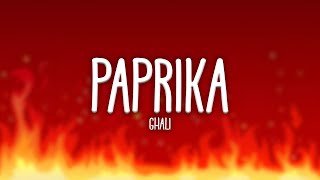 Paprika  Ghali LyricTesto [upl. by Letnuhs]